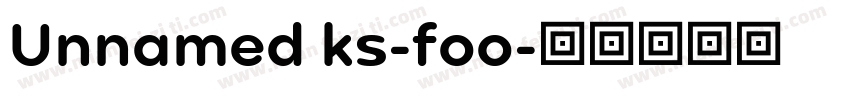 Unnamed ks-foo字体转换